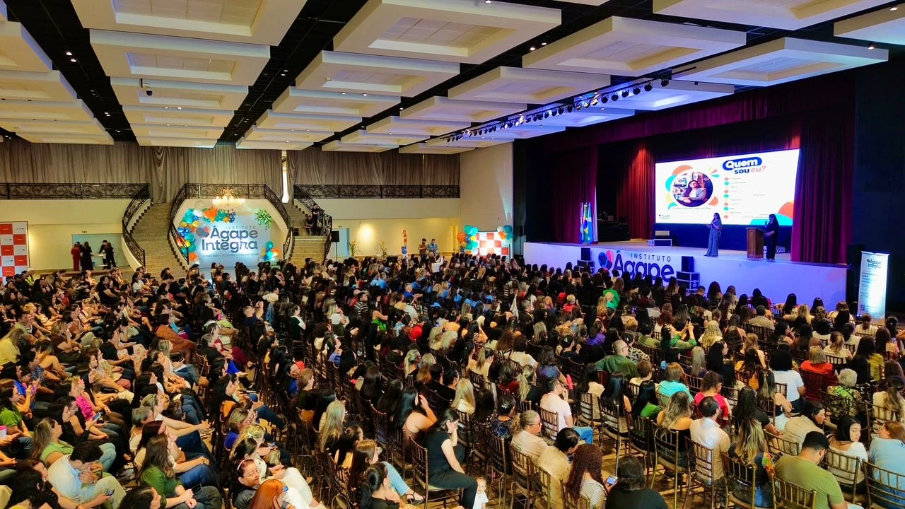 Apresentação no palco